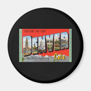 Imán Saludo de usted de Denver Colordao