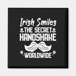 Imán Saludo Secreto de Sonrisas Irlandesas Día de San P