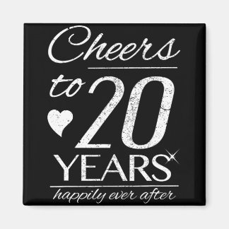 Imán Saludos A 20 Años Parejas Casadas 20 Boda Y