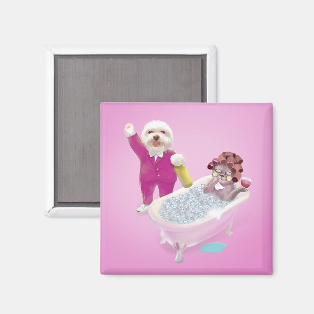 Imán Saludos a la relajación (Anverso/Reverso)