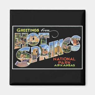 Imán ¡Saludos a partir de las aguas termales!