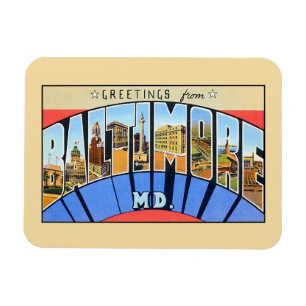 Imán Saludos antiguos de Baltimore MD.