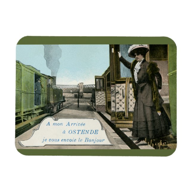 Imán  Saludos antiguos de Ostend (Horizontal)