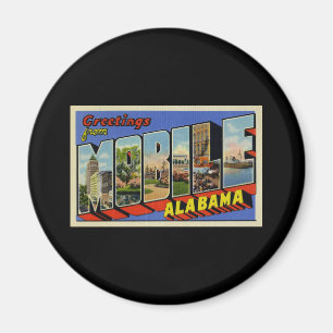 Imán Saludos de Alabama móvil