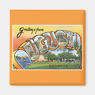 Imán ¡Saludos de Augusta, GA!