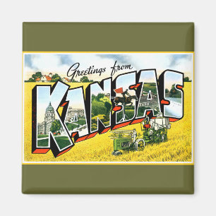 Imán Saludos de Kansas