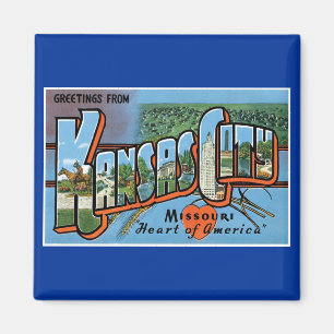 Imán ¡Saludos de Kansas City!