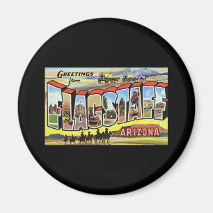 Imán Saludos de la asta de bandera Arizona