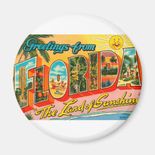 Imán Saludos de la Florida