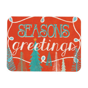 Imán Saludos de las estaciones