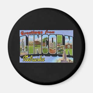 Imán Saludos de Lincoln Nebraska