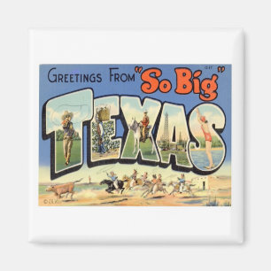 Imán Saludos de Tejas