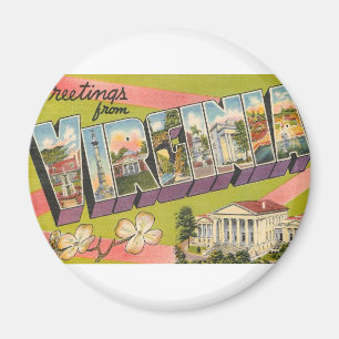 Imán Saludos de Virginia