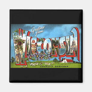 Imán Saludos de Wisconsin