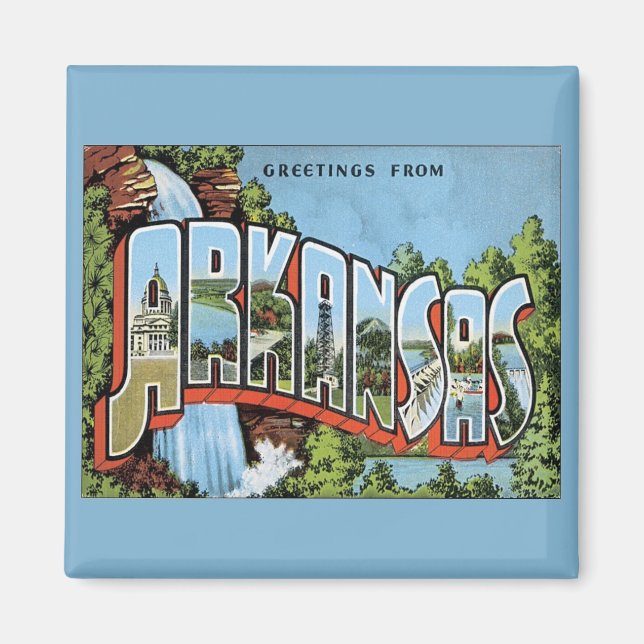 Imán Saludos desde Arkansas (Frente)