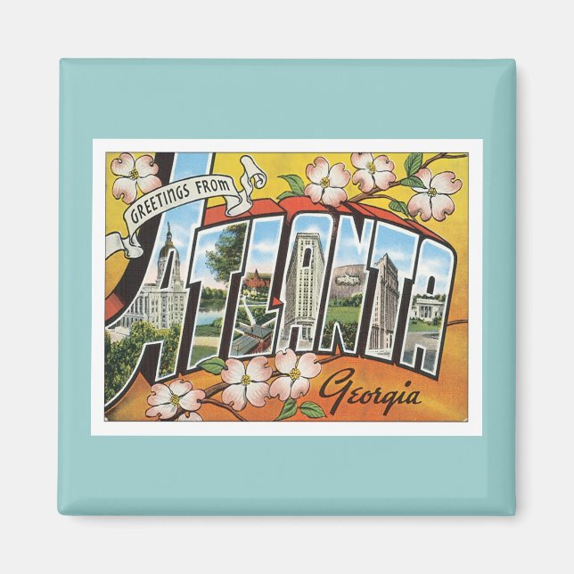 Imán Saludos desde Atlanta (Frente)