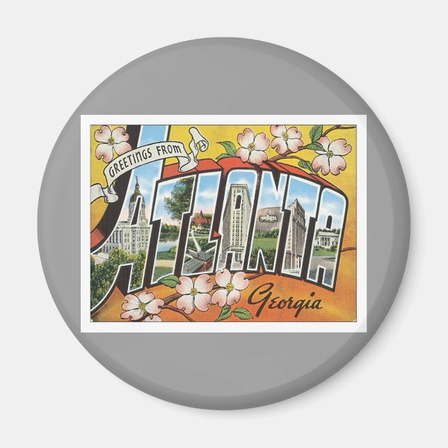 Imán Saludos desde Atlanta (Frente)