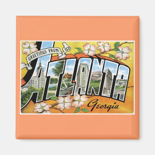Imán ¡Saludos desde Atlanta, GA!