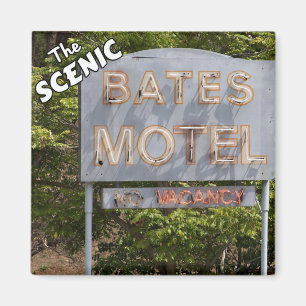 Imán Saludos Desde El Escenario Motel Bates
