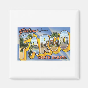 Imán Saludos desde Fargo, Dakota del Norte