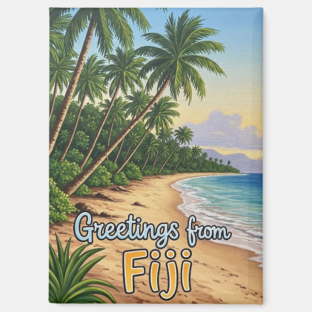 Imán Saludos desde Fiji (Anverso)