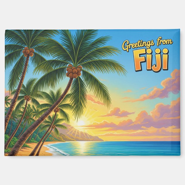 Imán Saludos desde Fiji (Anverso)