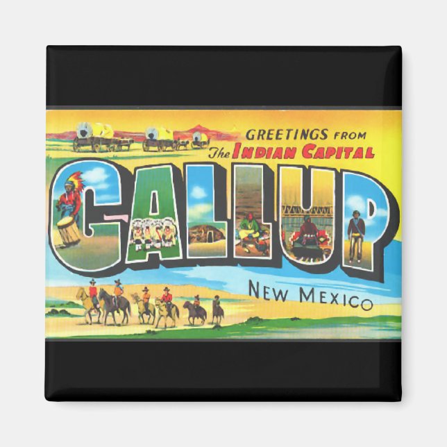 Imán Saludos desde Gallup (Frente)