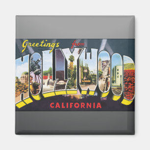 Imán Saludos desde Hollywood California, Vintage