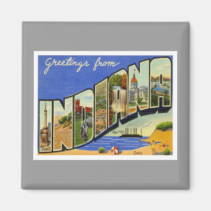 Imán Saludos desde Indiana