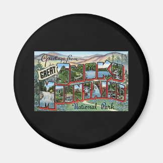 Imán Saludos desde las montañas Great Smokey