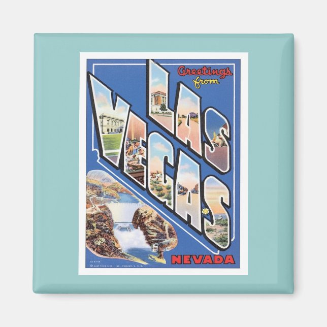 Imán Saludos desde Las Vegas (Frente)