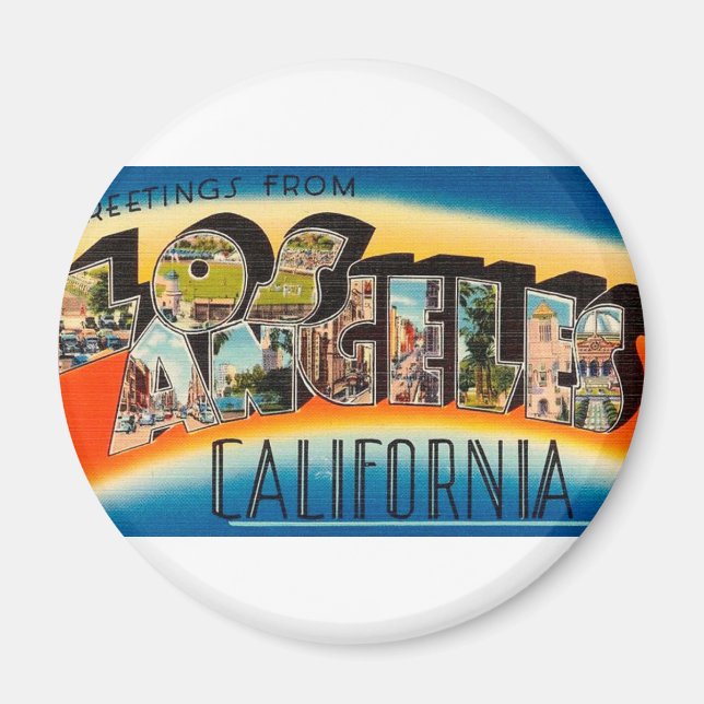 Imán Saludos desde Los Ángeles (Frente)