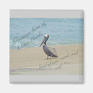 Imán Saludos desde los bancos exteriores OBX NC