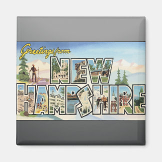 Imán Saludos desde New Hampshire, Vintage