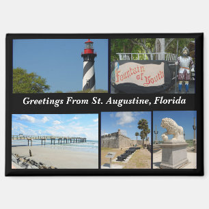 Imán Saludos desde San Agustín, Florida Magnet