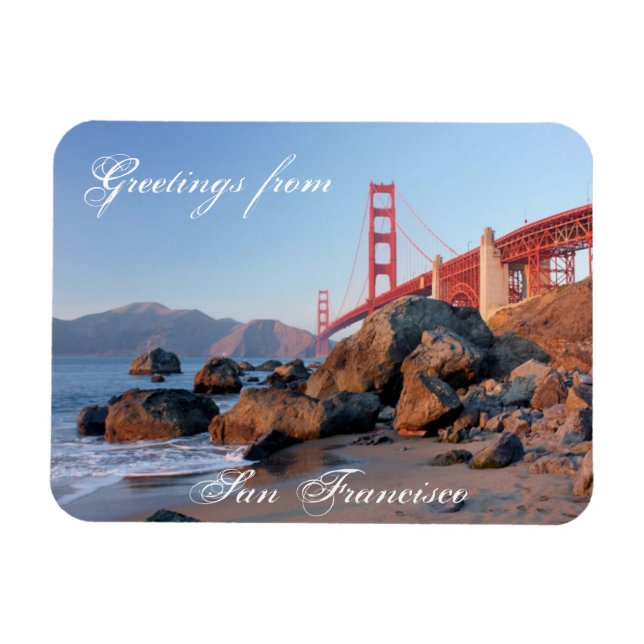 Imán Saludos desde San Francisco (Horizontal)
