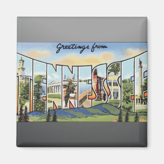 Imán Saludos desde Tennessee, Vintage