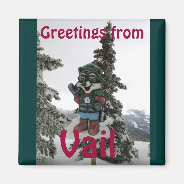 Imán Saludos desde Vail (Frente)