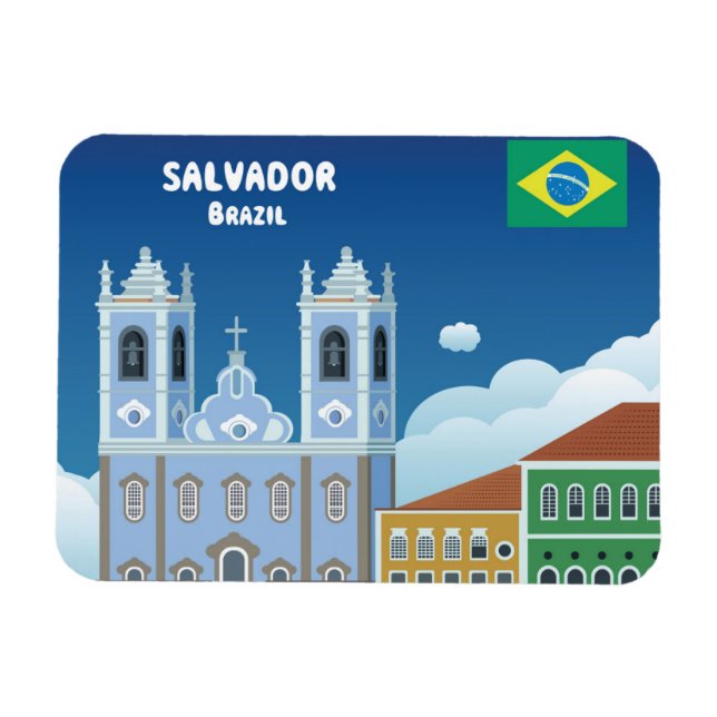 Imán Salvador Brasil (Horizontal)