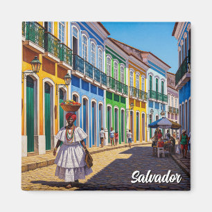 Imán Salvador Brasil Perlourinho Travel