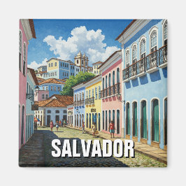 Imán Salvador Brasil Perlourinho Travel