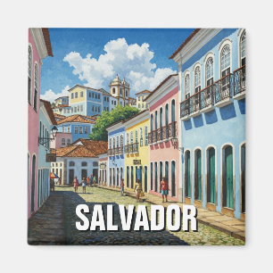 Imán Salvador Brasil Perlourinho Travel