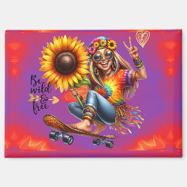 Imán Salvaje Chic Hippie Colorido-Me