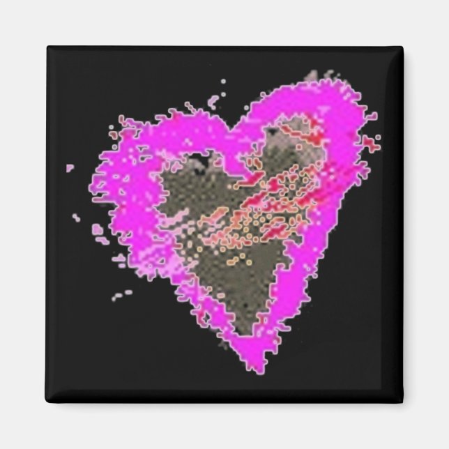 Imán Salvaje En El Corazón - Magnet (Frente)