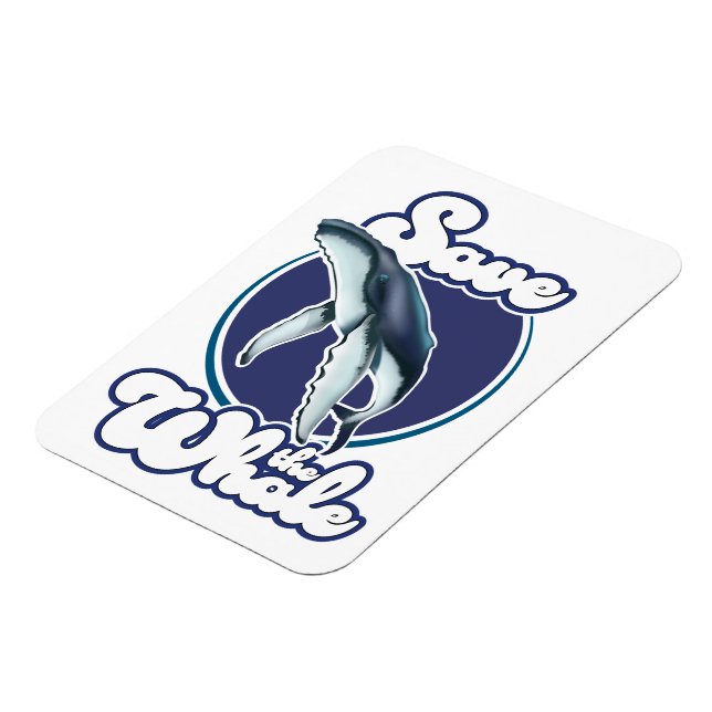 Imán Salvar a la ballena (Lado Izquierdo)