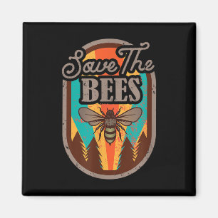 Imán Salvar a las abejas Protección del medio ambiente 