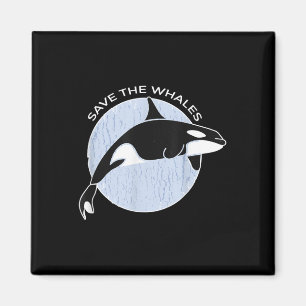 Imán Salvar a las ballenas I Protección Medioambiental 