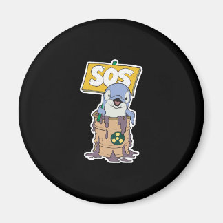 Imán salvar a los delfines