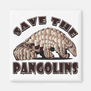 Imán Salvar a los Pangolines