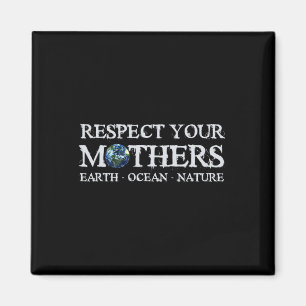 Imán Salvar el Día del Planeta Tierra Respetar a sus ma
